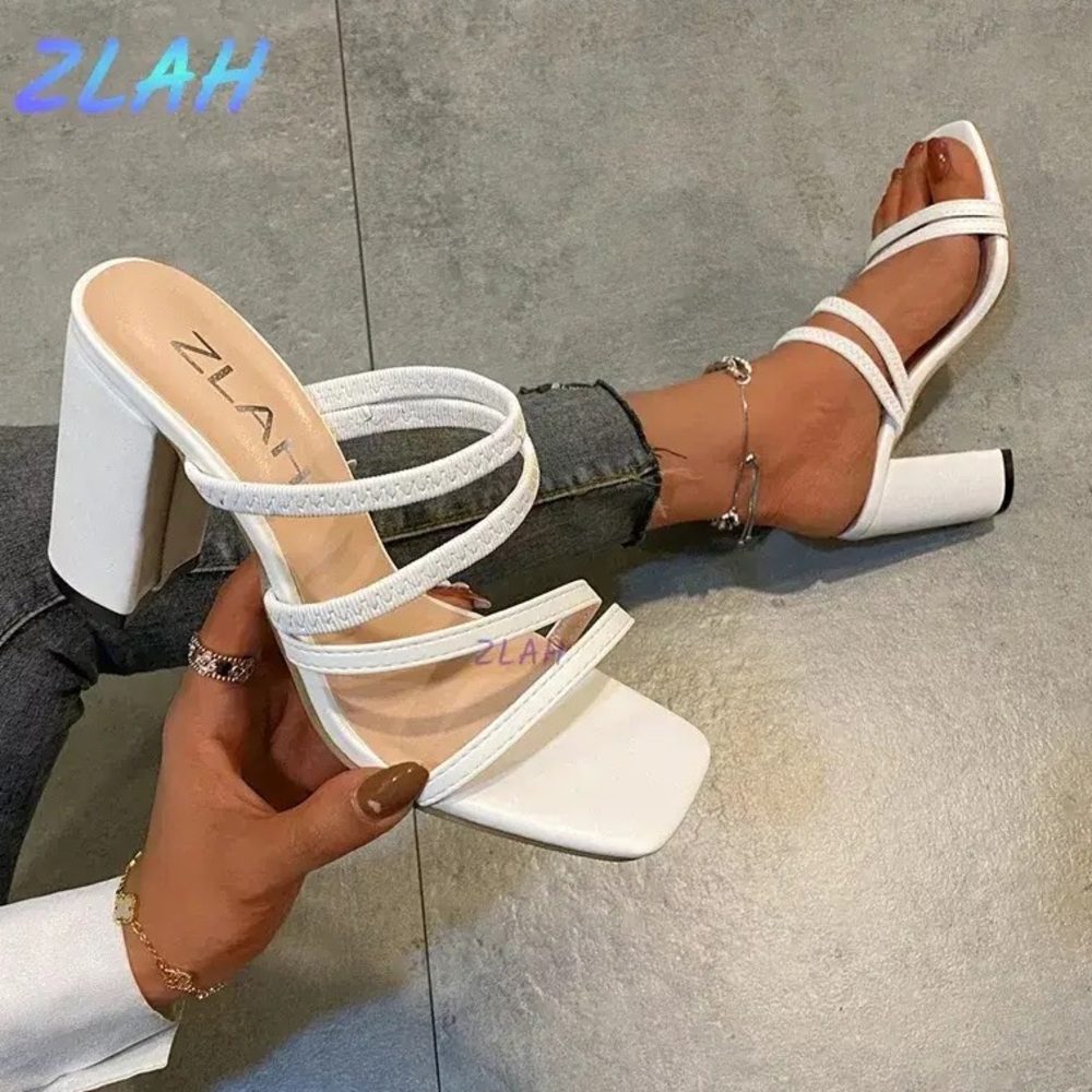 White Summer Sandals